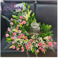 Dawn Serenity Urn Flowers