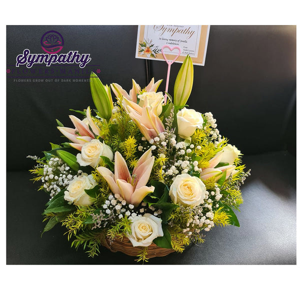 Serene Sympathy Basket BA305